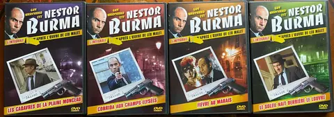 Lot de 4 dvd Nestor Burma