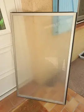 paroi douche/baignoire 80 × 130 cm