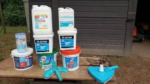 Produits d'entretien piscine