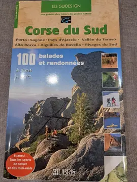 Cartes de promenade/randonnée en Corse du Sud