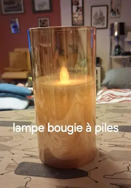 lampe bougie flamme qui bouge à piles