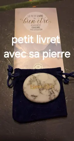 petit livret + Pierre bien-être