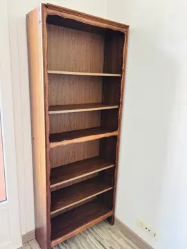 URGENT Bibliotheque en bois massif