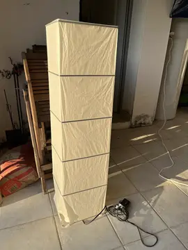 lampadaire en papier