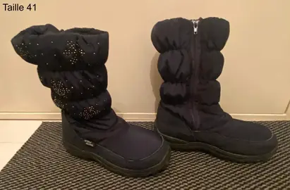Bottes neige boots après ski Bleu marine taille 41