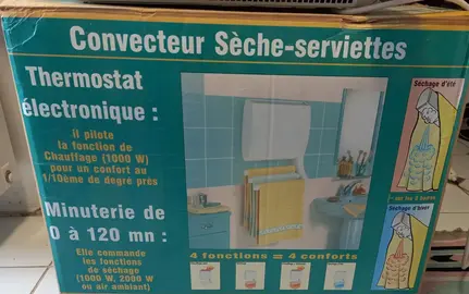convecteur électrique salle de bains