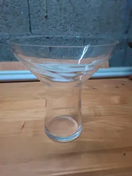 vase en verre 20 cm h x 20 cm diamètre