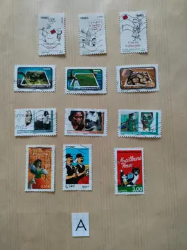 Timbres français lot A