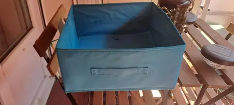 panier rangement tissu