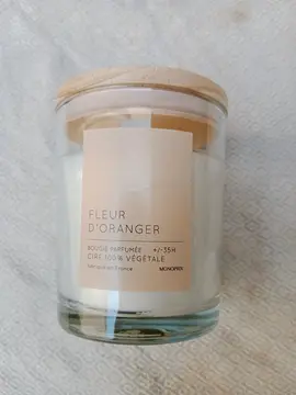 Bougie parfumée "fleur d'oranger"