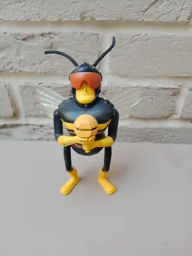 Figurine abeille à ailes articulées