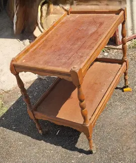 table roulante en bois
