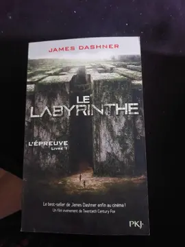 2 tomes de James Dashner / l'épreuve Livre 1 et 2