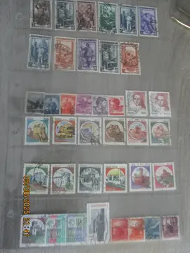 39 timbres oblitérés d'Italie