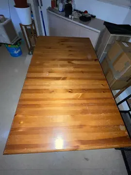 Donne table à manger avec rallonge