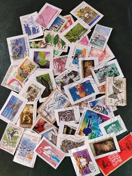 joli vrac timbres France 6 août