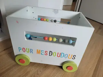 caisse en bois pour jouets