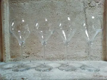 Grands verres à pied