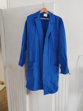 Blouse bleue travail