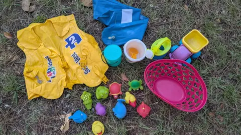 Jeux de plage divers