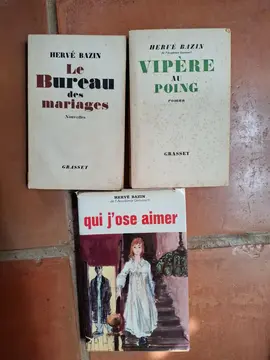 lot livres Hervé Bazin