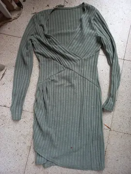 robe stretch vert amande taille 40