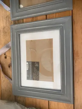 cadre en bois gris