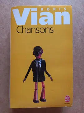 livre poche. Boris vian Chansons