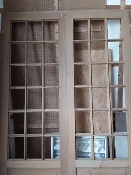 Bloc deux portes en bois neuf