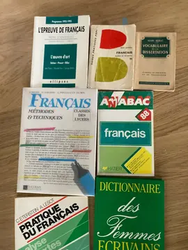livre de français/dissertation