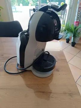 Machine a café et cache pot en résine tresse