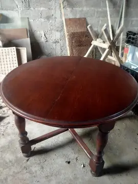 table en bois ronde