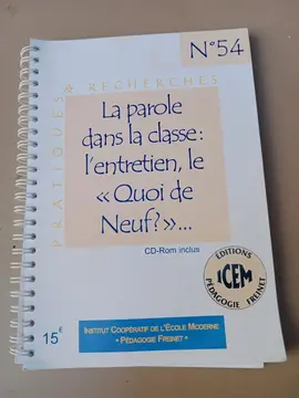 ICEM Freinet N.54 - LA PAROLE DANS LA CLASSE
