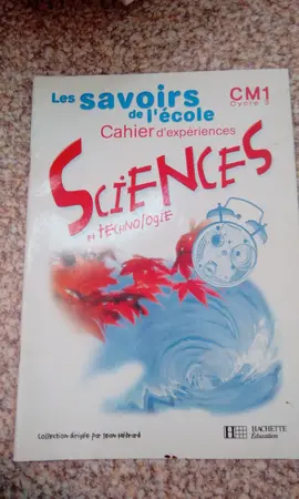 Cahier d'exercices Sciences niveau CM1