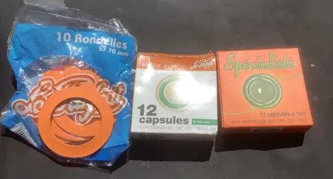 Capsules et caoutchouc conserves