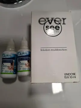 solution pour lentilles