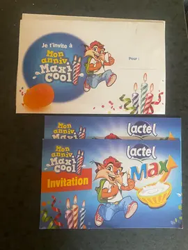 cartons invitation anniversaire