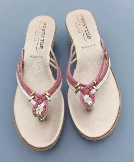 Tongs rose/multicolore femme "Patriziashoes" - Pointure 39