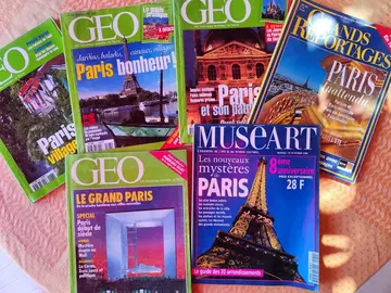 Revues illustrées sur Paris, Grèce, Bretagne...