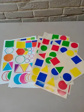 Très grandes gommettes adhésives