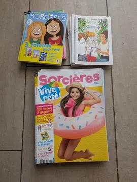 lot de magazines sorcières