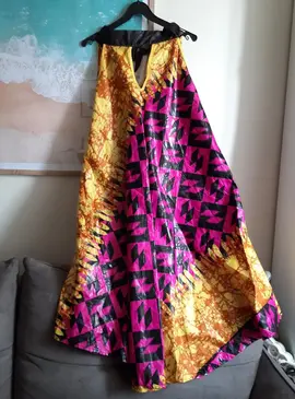 robe tissu Wax taille unique (très large)