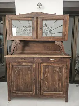Buffet en bois massif 2 corps
