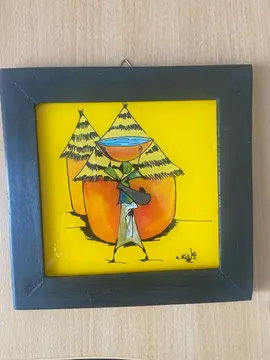Petit cadre thème africain
