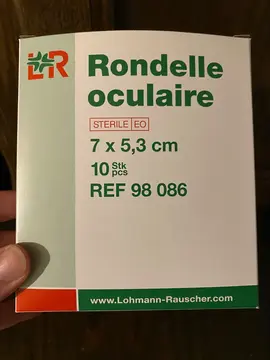 boîte de rondelles oculaires