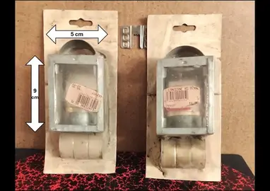 2 mini lanternes à bougie