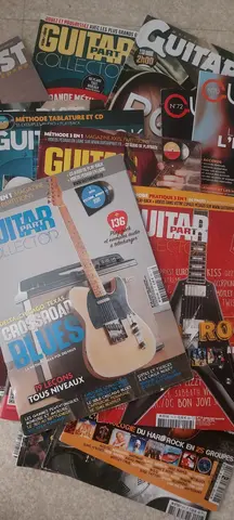 lot de 18 revues guitare