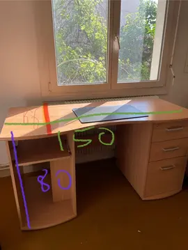 bureau avec 3 tiroirs