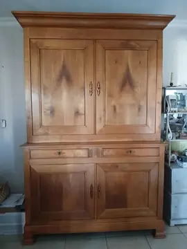buffet deux corps en merisier