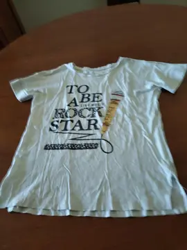 t-shirt fille.. musique..12 ans